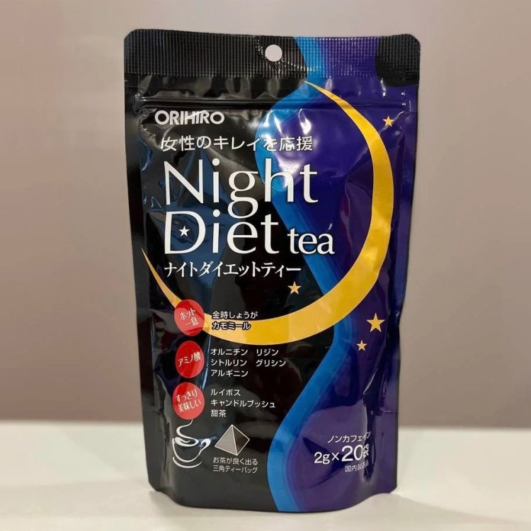 ORIHIRO  NIGHT DIET TEA Нічний чай для схуднення на 20 днів - zdorova planeta  ORIHIRO  NIGHT DIET TEA Нічний чай для схуднення на 20 днів - zdorova planeta